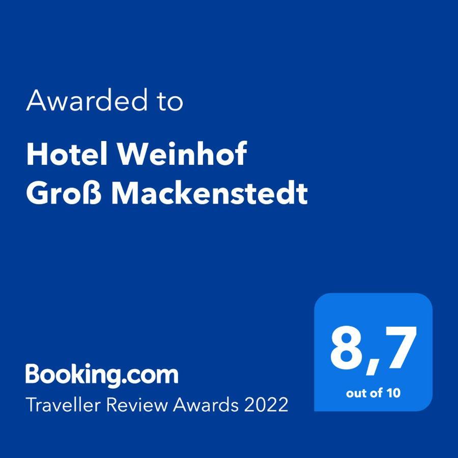 Hotel Weinhof Gross Mackenstedt Stuhr Bagian luar foto